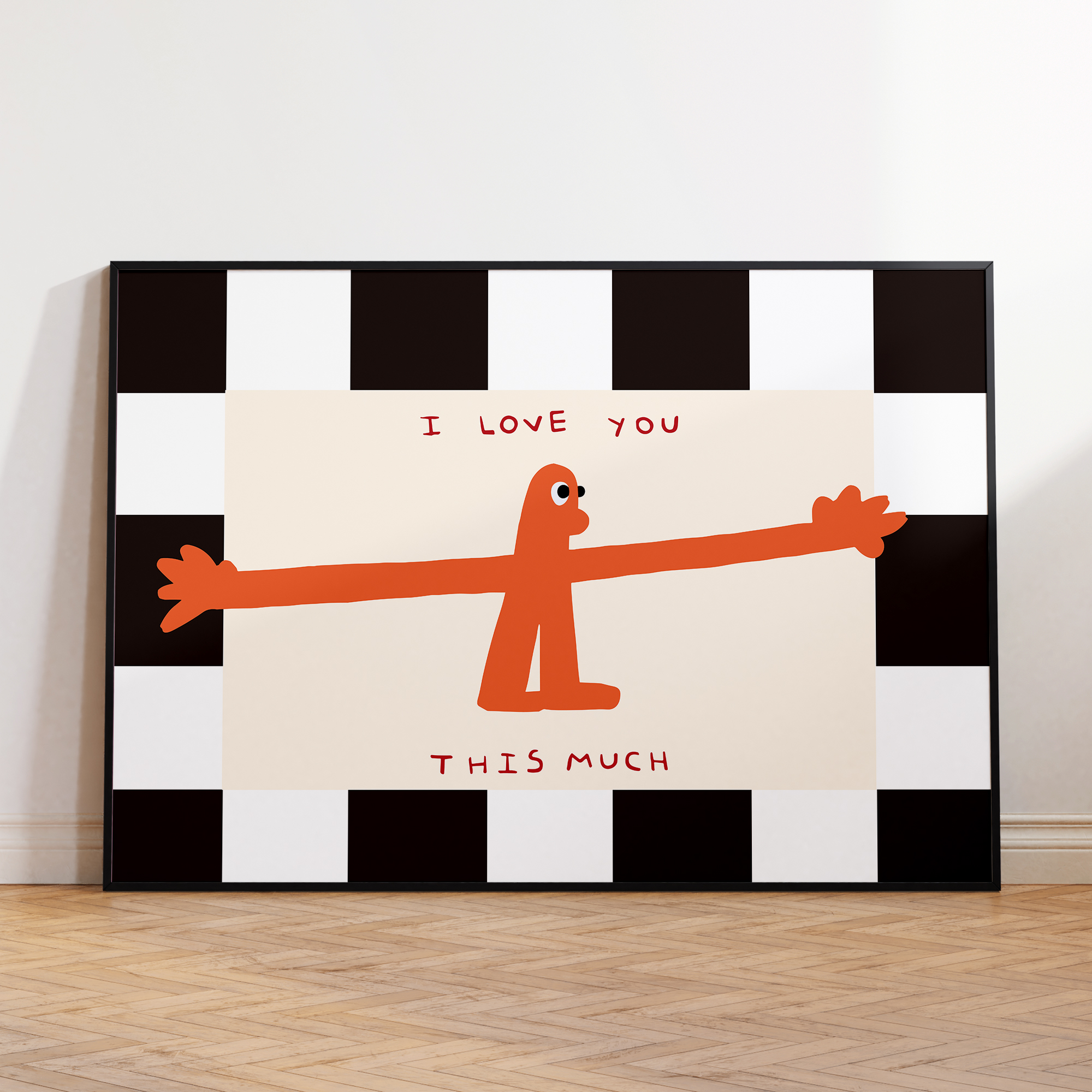Interior Design Room - I Love You This Much Quote