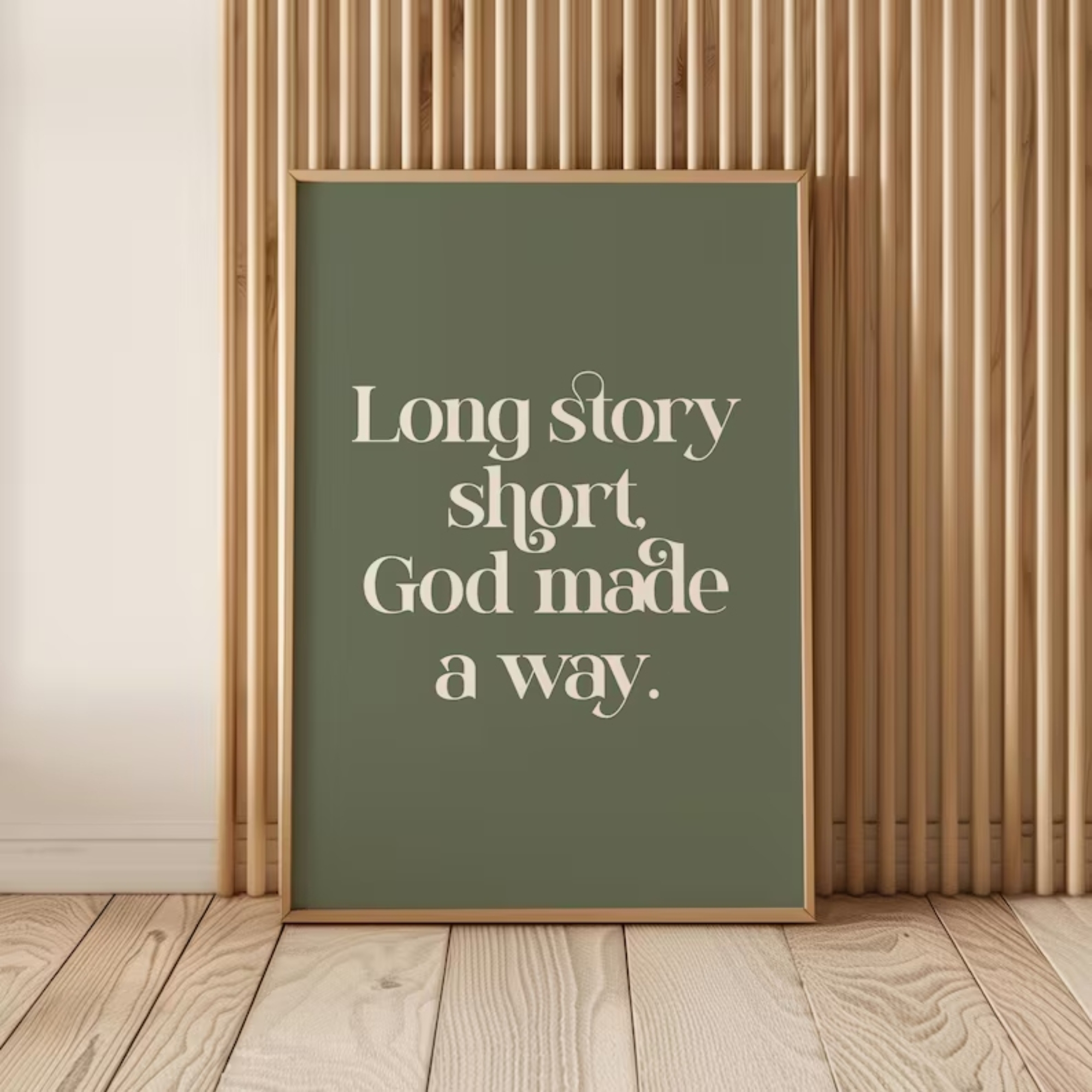 Long Story Short God Made A Wa – обзор и цена Interior Design Room