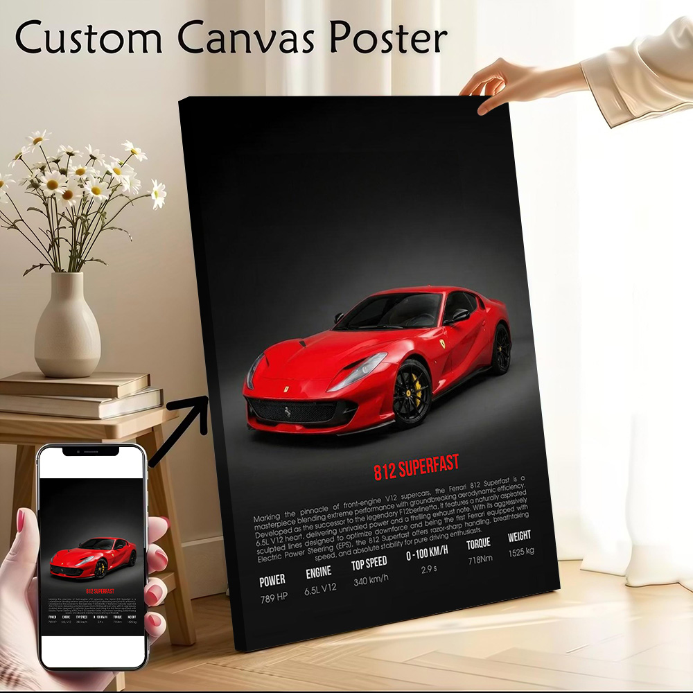 Supercar 812 Superfast Printed – обзор и цена Interior Design House