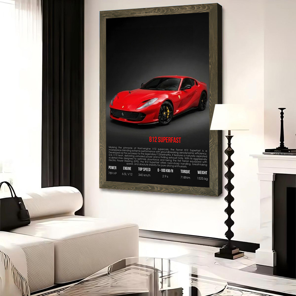 Supercar 812 Superfast Printed – обзор и цена Interior Design House