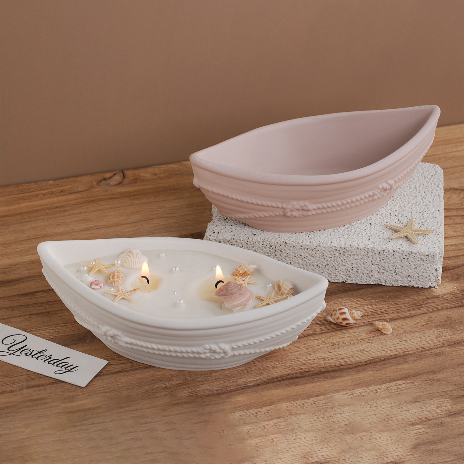 Boat Candle Bowl Silicone Mold – обзор и цена Ceramic Candle Vessel