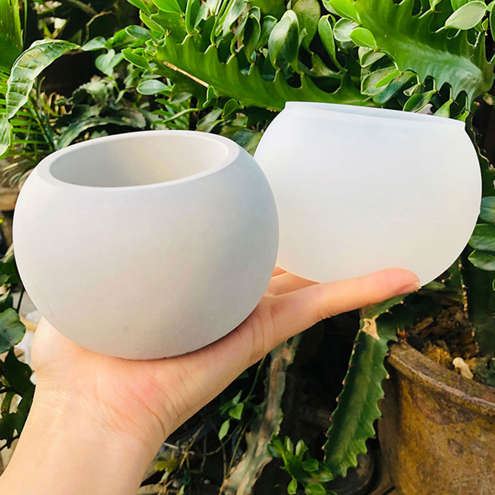 Spherical Flowerpot Silicone M – обзор и цена Ceramic Candle Vessel