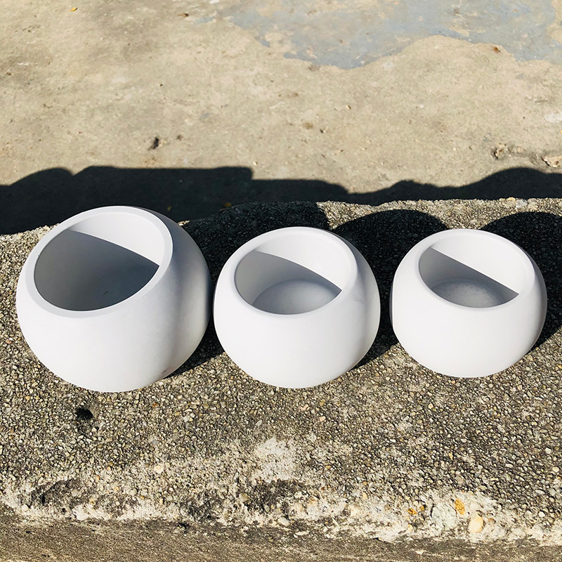 Spherical Flowerpot Silicone M – обзор и цена Ceramic Candle Vessel