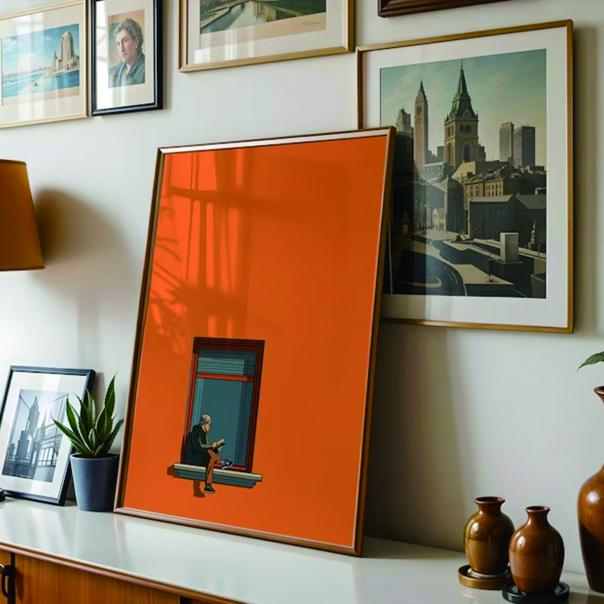 Orange Minimalist Dopamine War – обзор и цена Interior Design Room