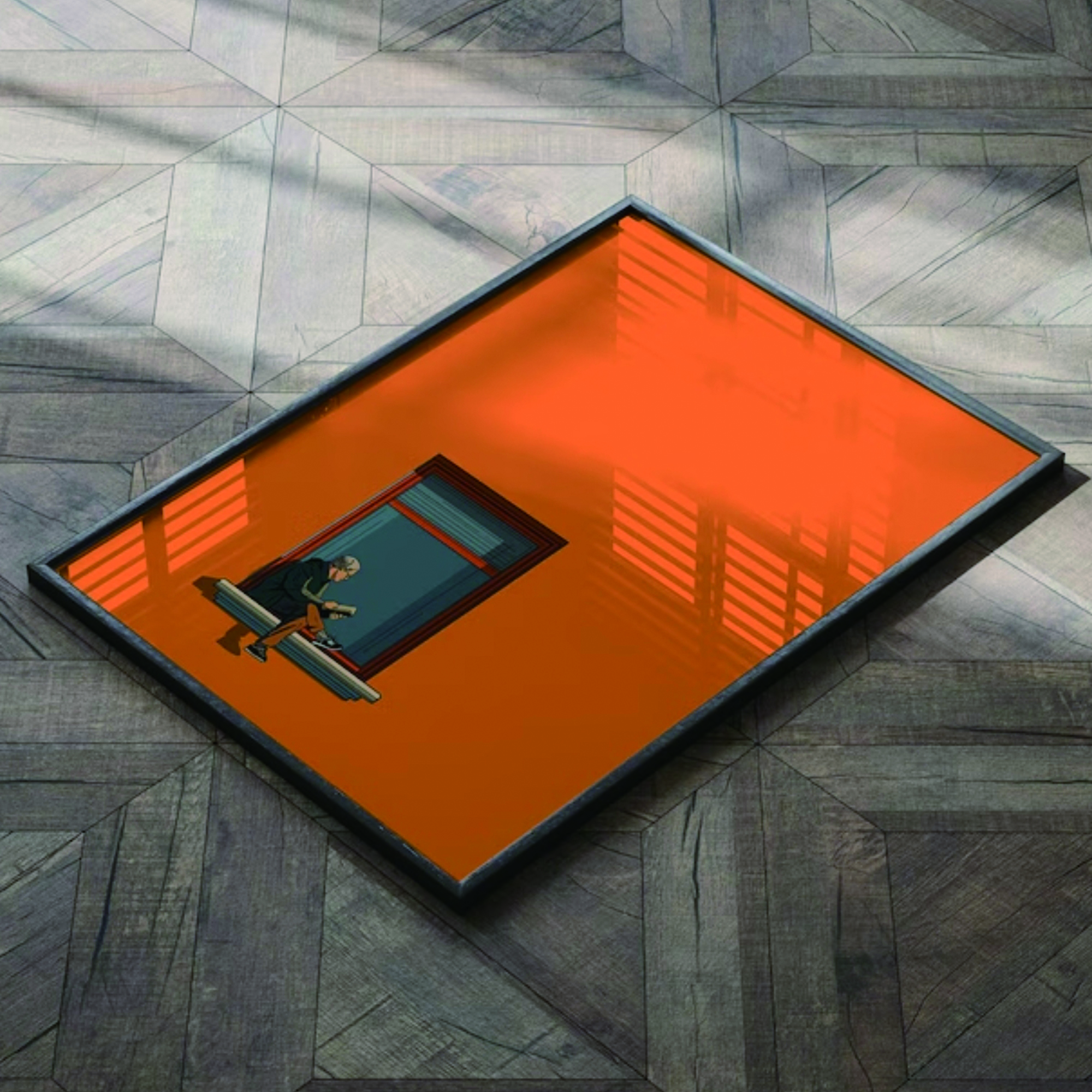 Orange Minimalist Dopamine War – обзор и цена Interior Design Room