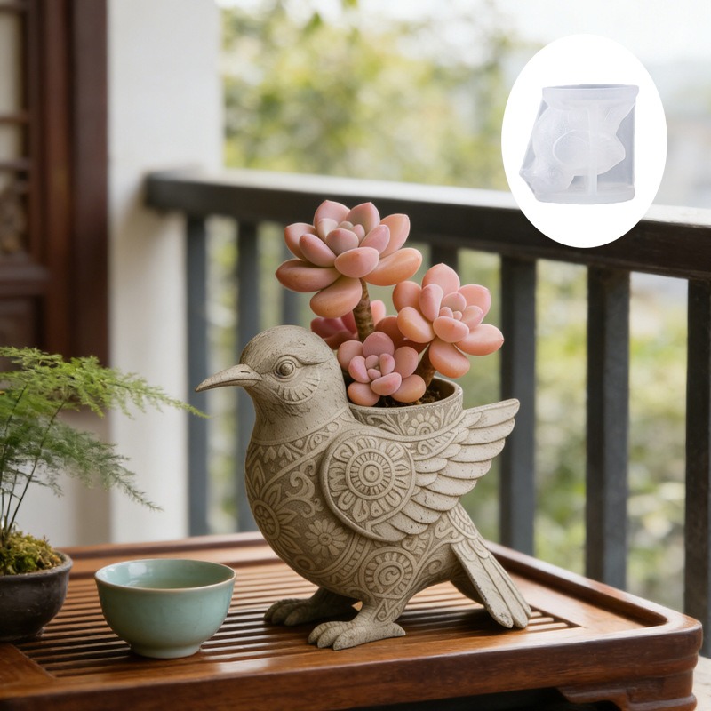 3D Bird Silicone Mold for Ceme – обзор и цена Ceramic Candle Vessel