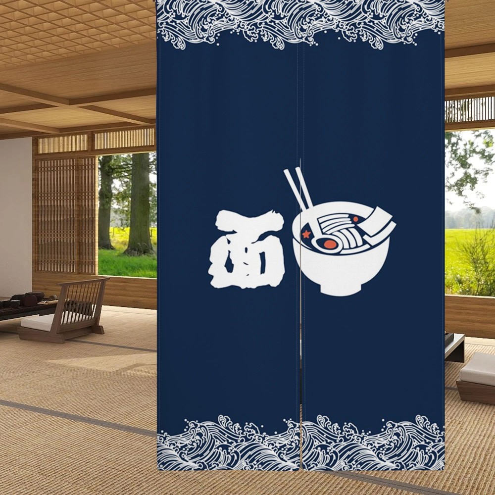 VIKAMA Japanese Linen Door Cur – обзор и цена Interior Design Japandi