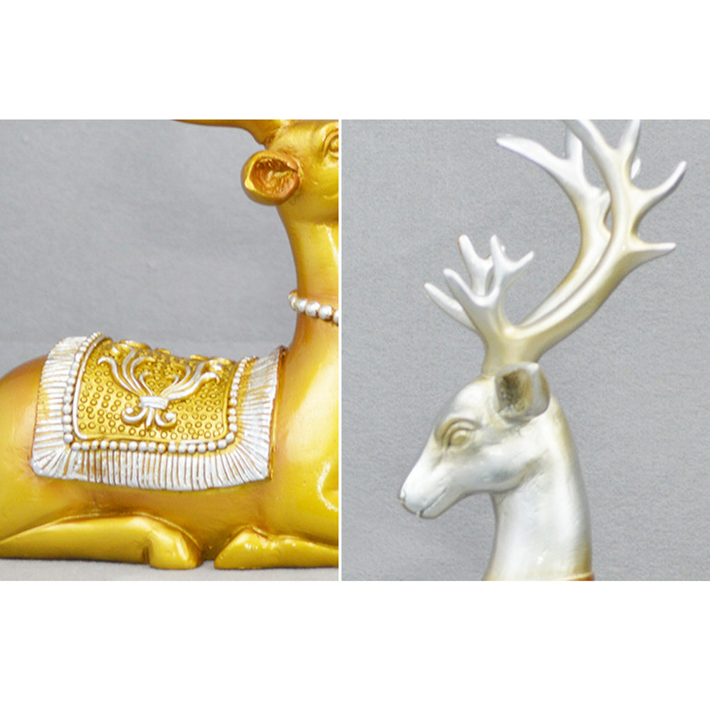 1Pair Blue Elk Resin Crafts Un – обзор и цена Interior Design Living Room Ideas