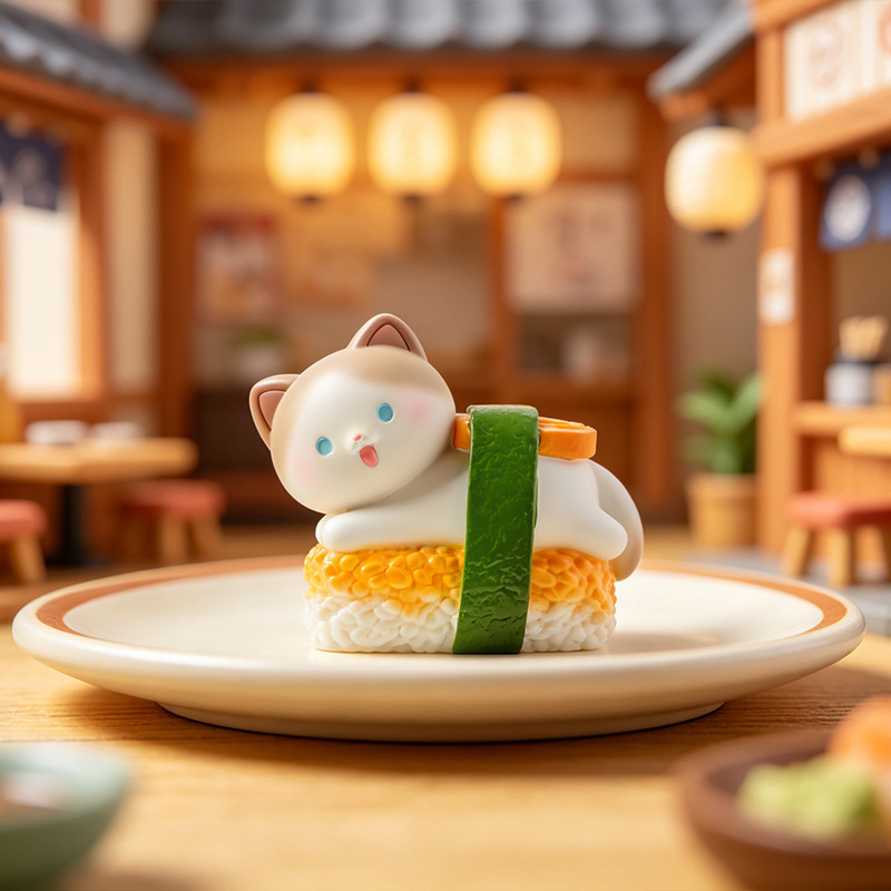 Kawaii Action Figure Sushi Cat – обзор и цена Interior Design House