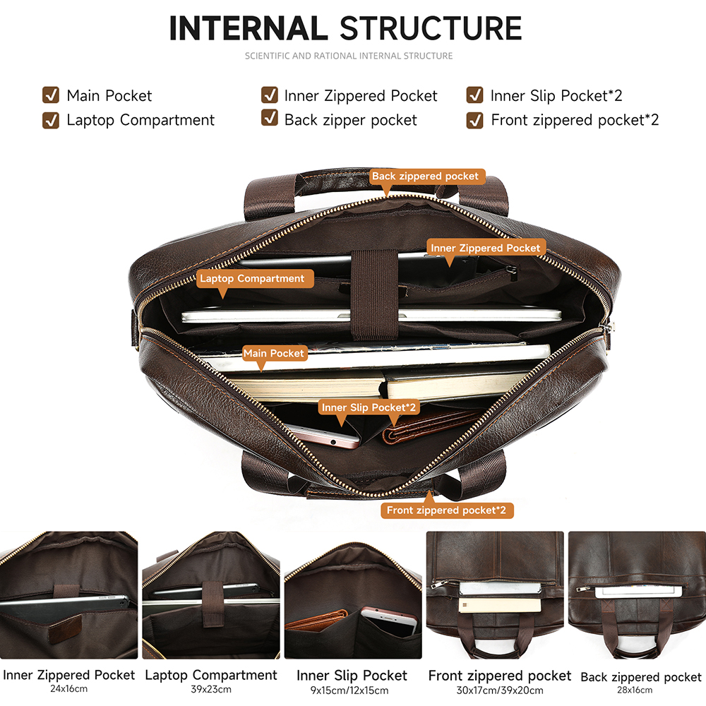 WESTAL 100% Leather Laptop Bag – обзор и цена Interior Design Documentation