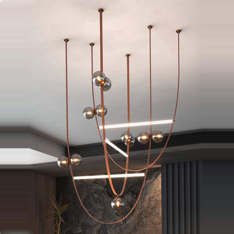 American LED Leather Chandelie – обзор и цена Interior Design Living Room Ideas