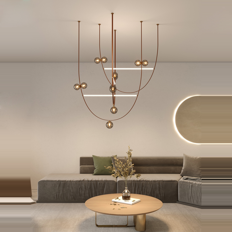 American LED Leather Chandelie – обзор и цена Interior Design Living Room Ideas