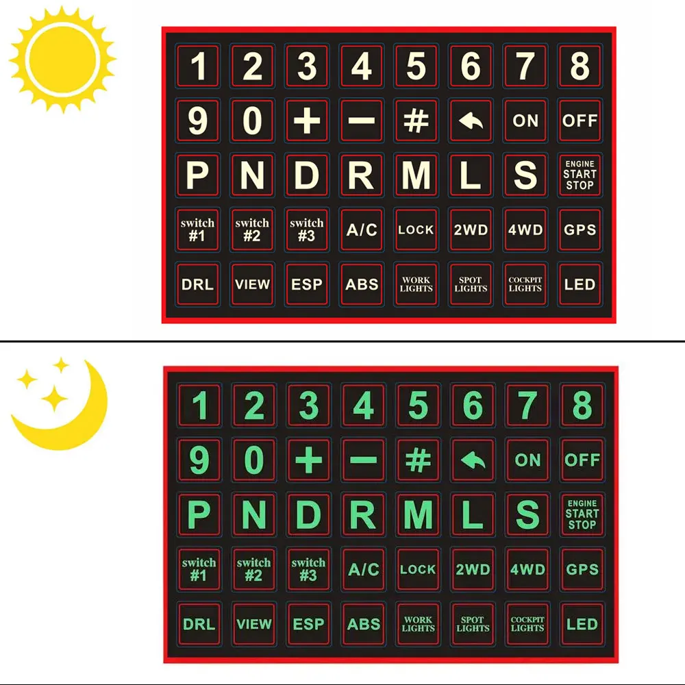 Luminous Car Stickers Instrume – обзор и цена Interior Design Mood Board