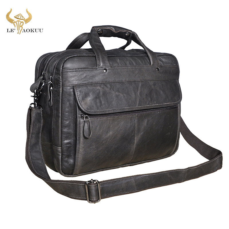 Men Genuine Leather Retro Gray – обзор и цена Interior Design Documentation