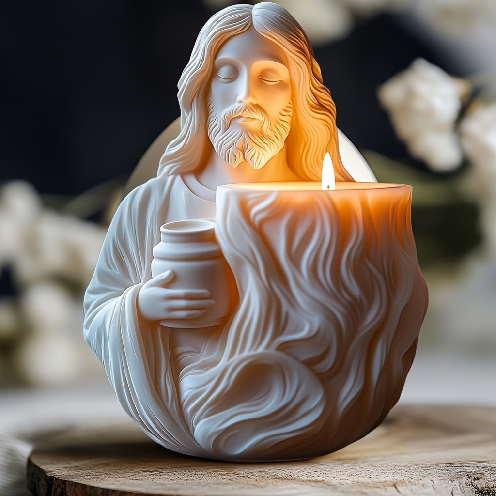 New Jesus Flower pot succulent – обзор и цена Ceramic Candle Vessel