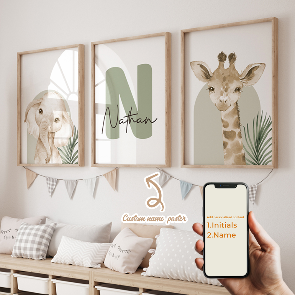3pcs Personalized Custom Name  – обзор и цена Interior Design Room