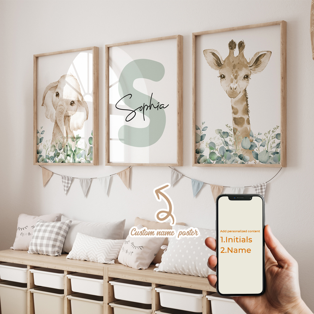 3pcs Personalized Custom Name  – обзор и цена Interior Design Room