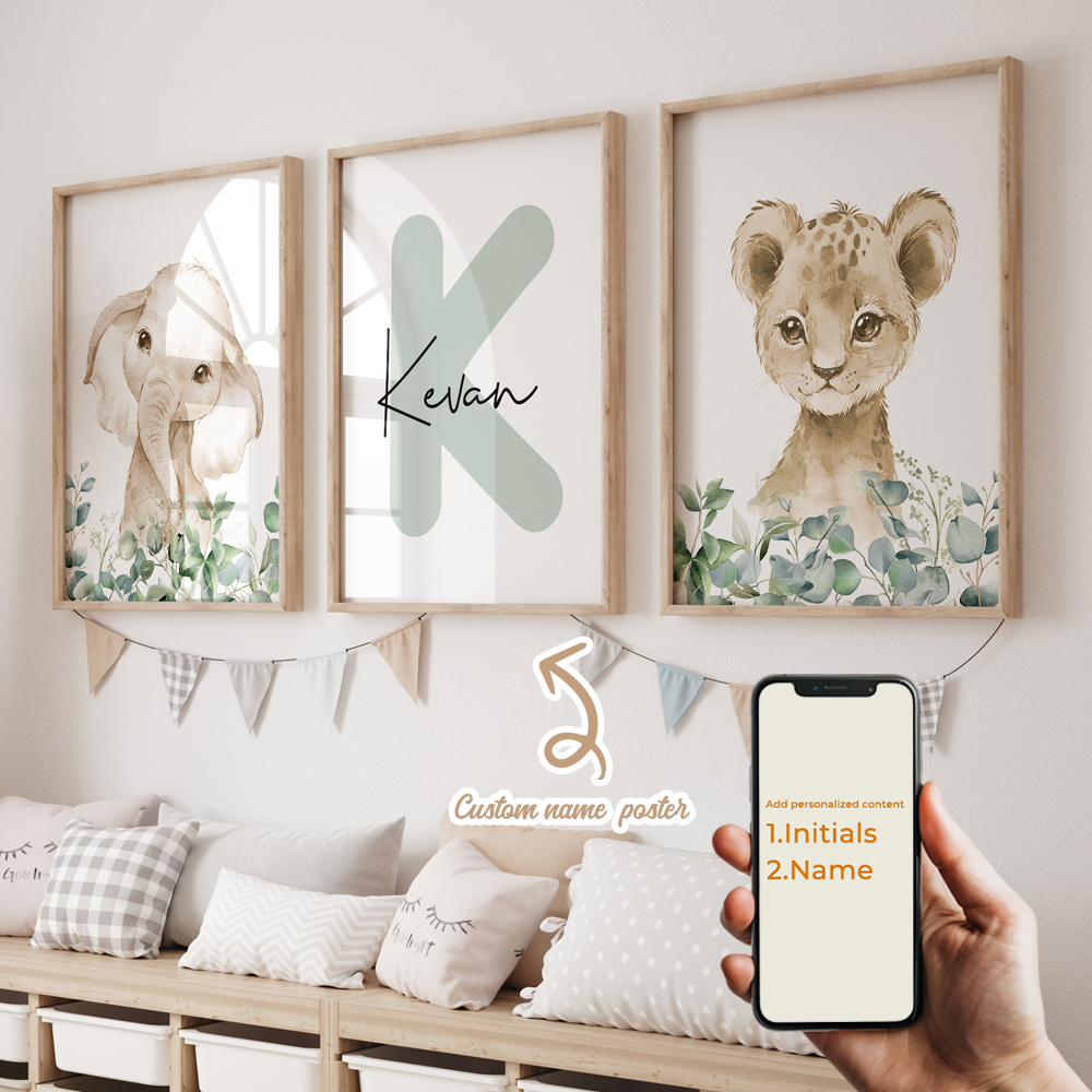 3pcs Personalized Custom Name  – обзор и цена Interior Design Room