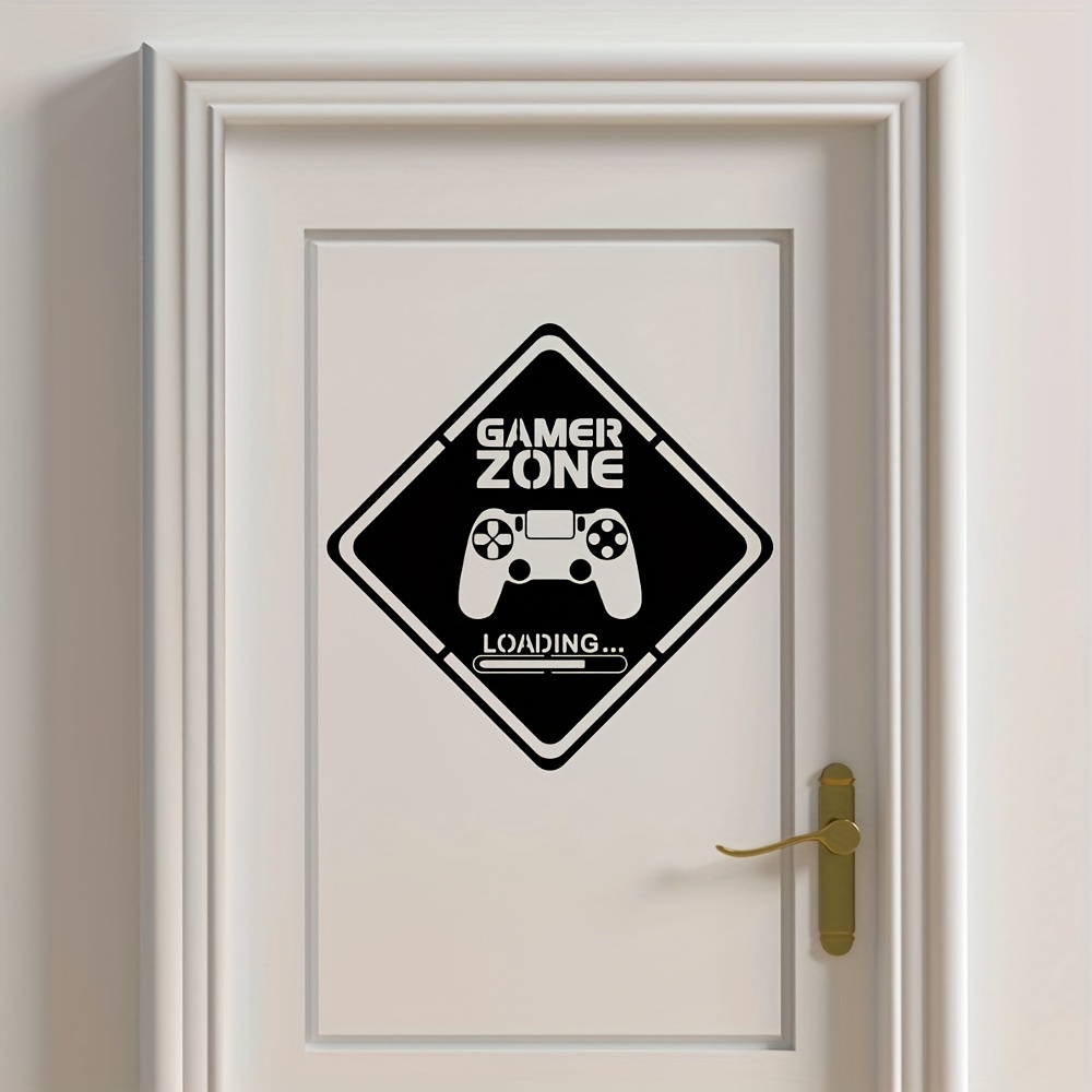 1pc Gamer Zone Door Decal Wall – обзор и цена Interior Design Game