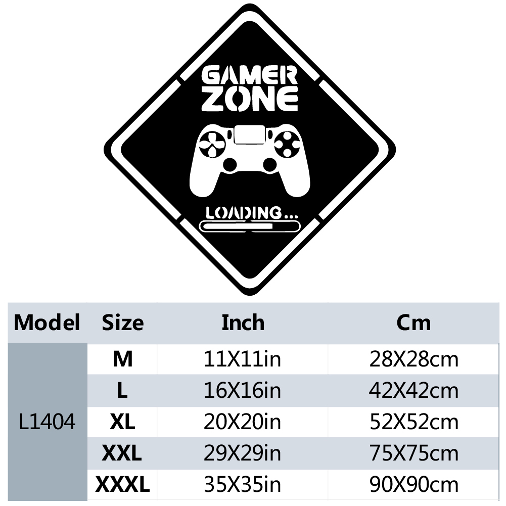 1pc Gamer Zone Door Decal Wall – обзор и цена Interior Design Game