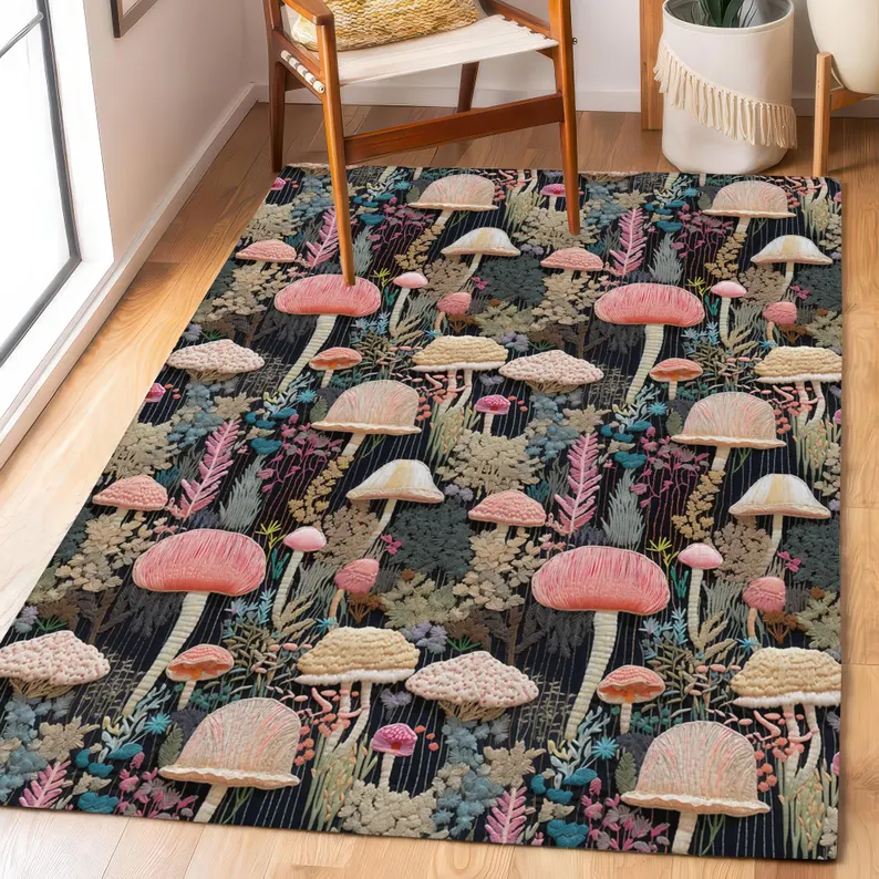 Mushroom Rug Interior Design I – обзор и цена Interior Design Living Room Ideas