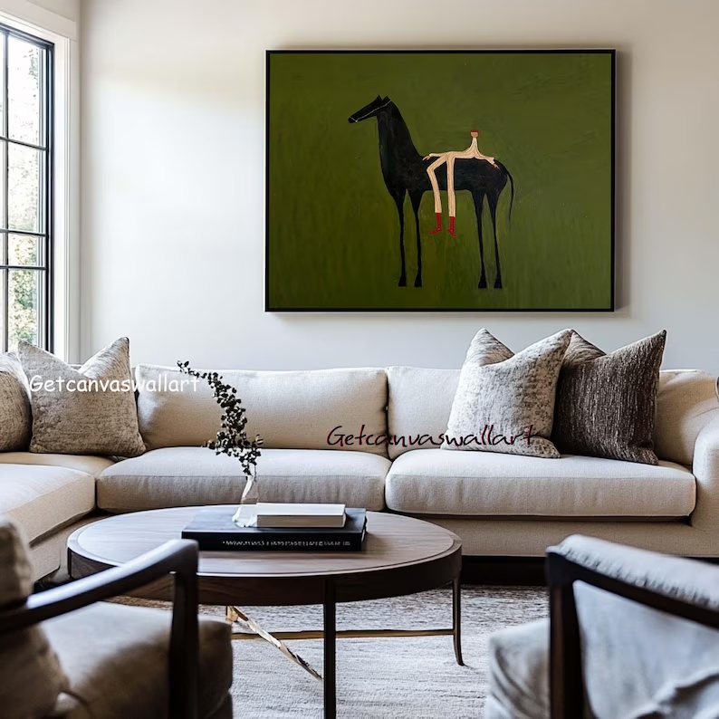 Modern Abstract Western Horse  – обзор и цена Interior Design House