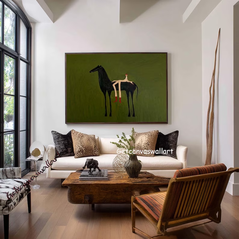 Modern Abstract Western Horse  – обзор и цена Interior Design House