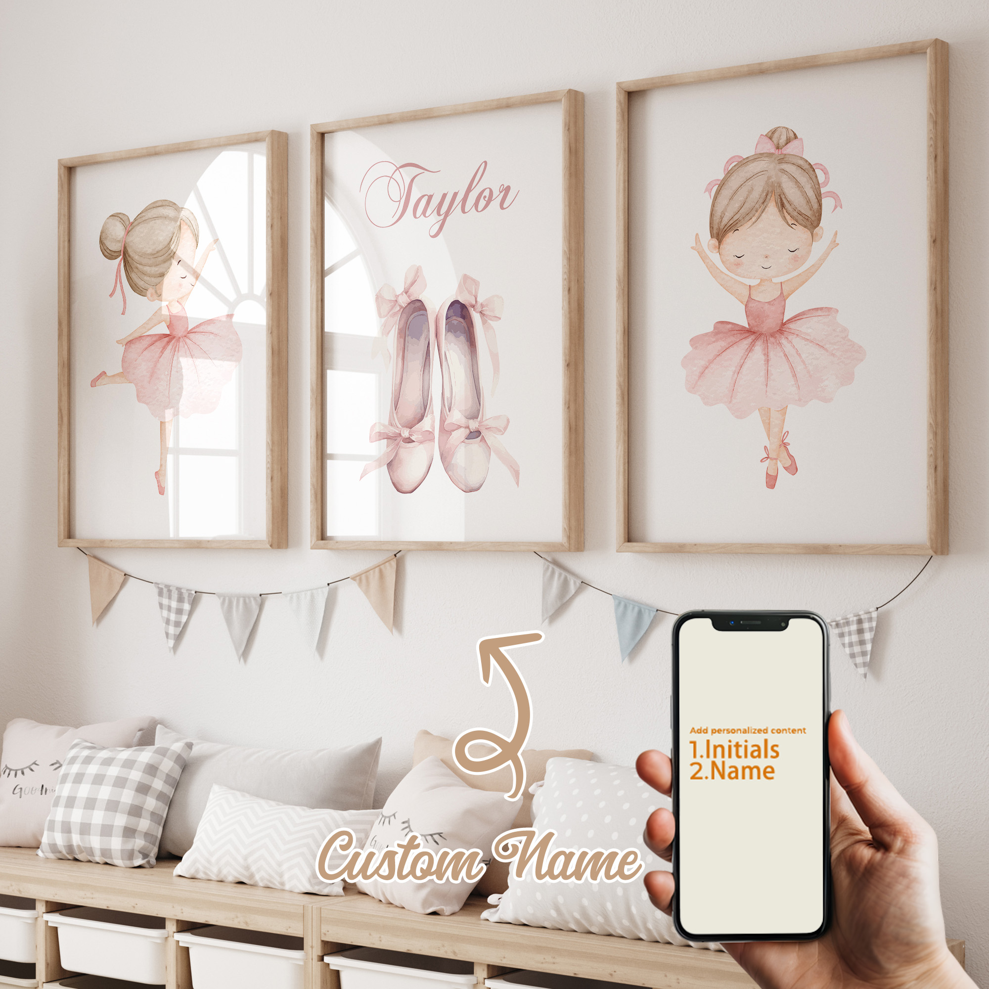 3pcs Personalized Custom Name  – обзор и цена Interior Design Room