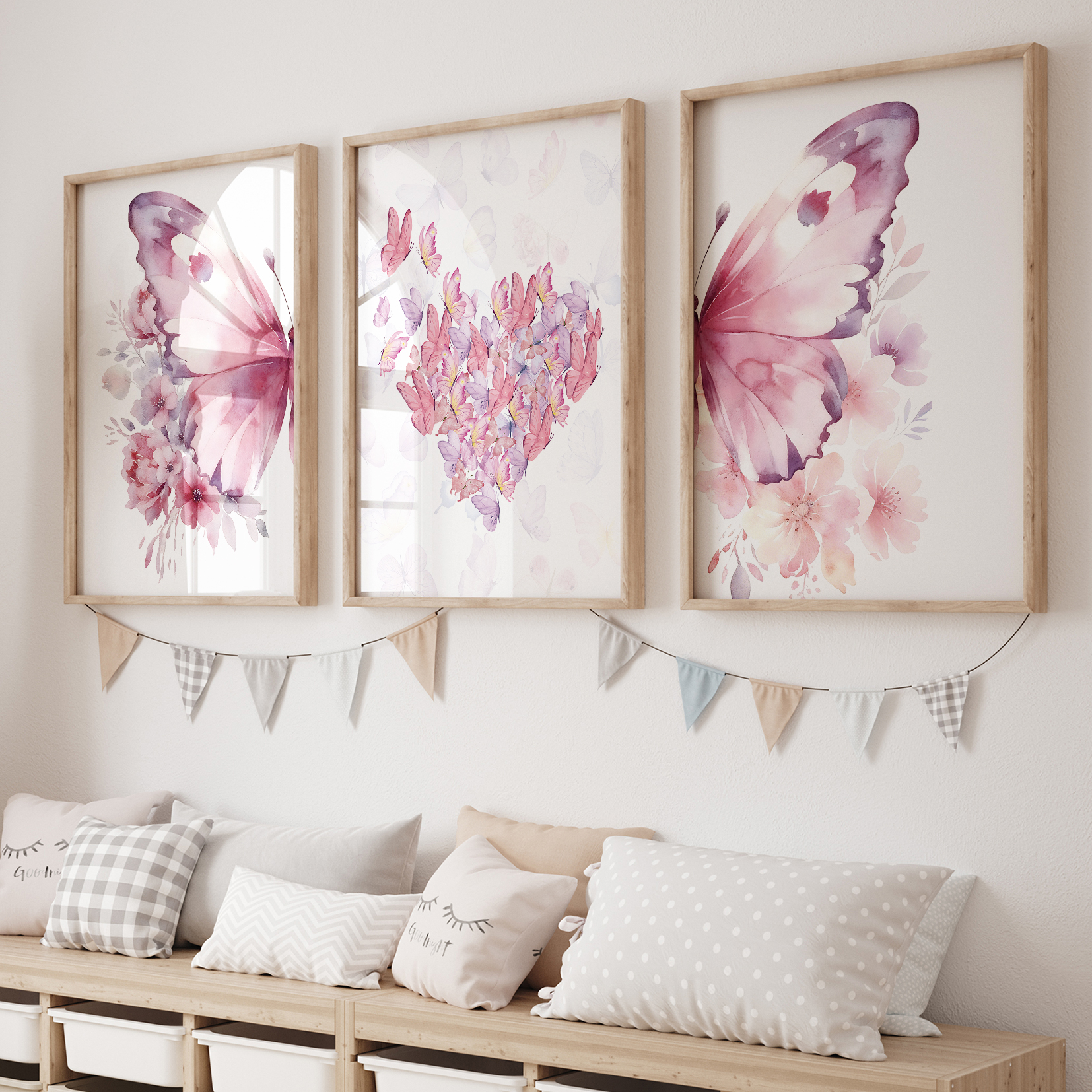 3pcs Cartoon Children Pink Lov – обзор и цена Interior Design Room