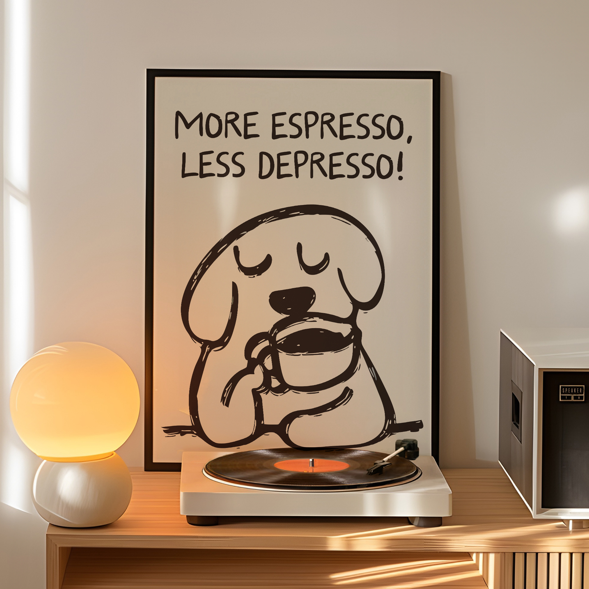 Retro More Espresso Less Depre – обзор и цена Interior Design Room