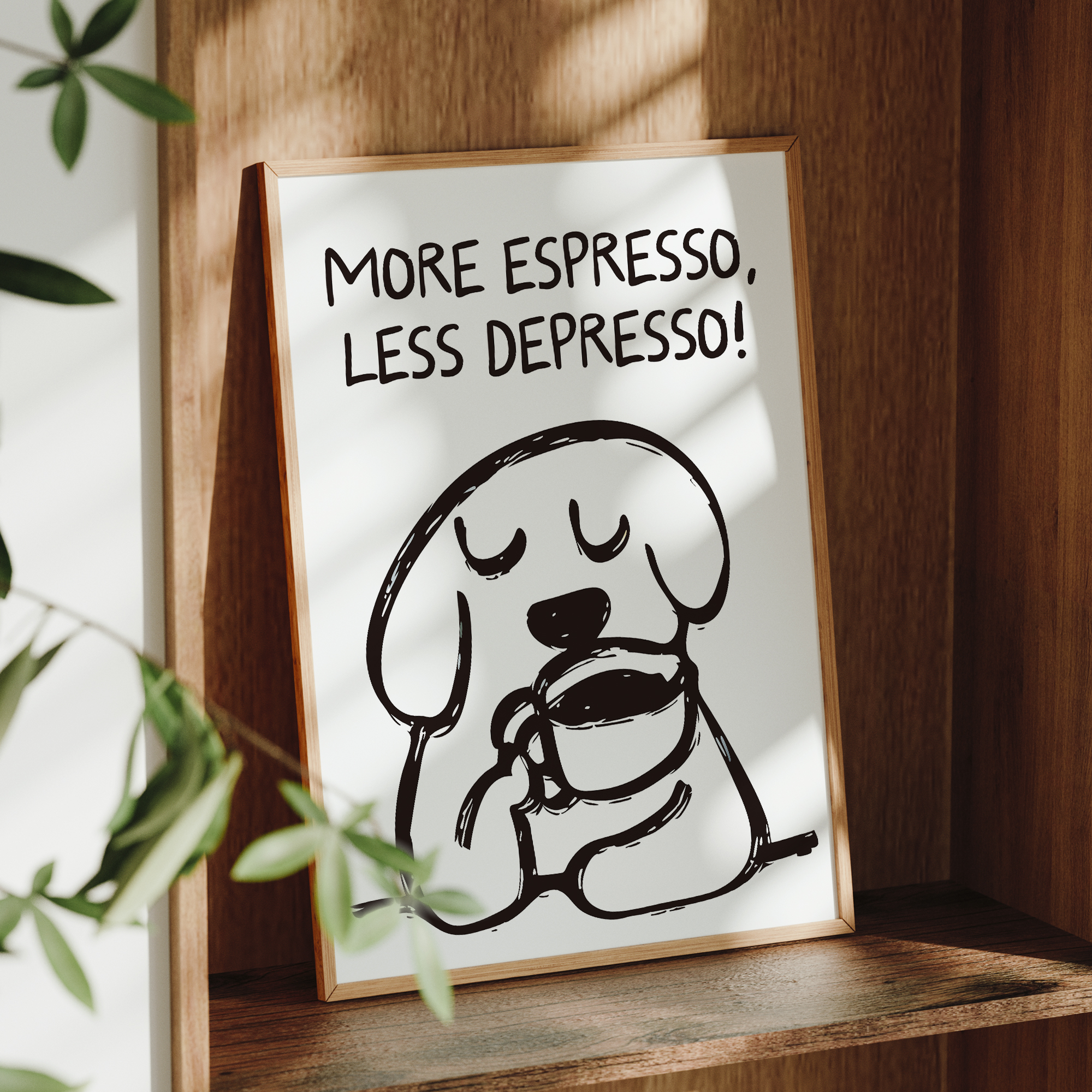 Retro More Espresso Less Depre – обзор и цена Interior Design Room