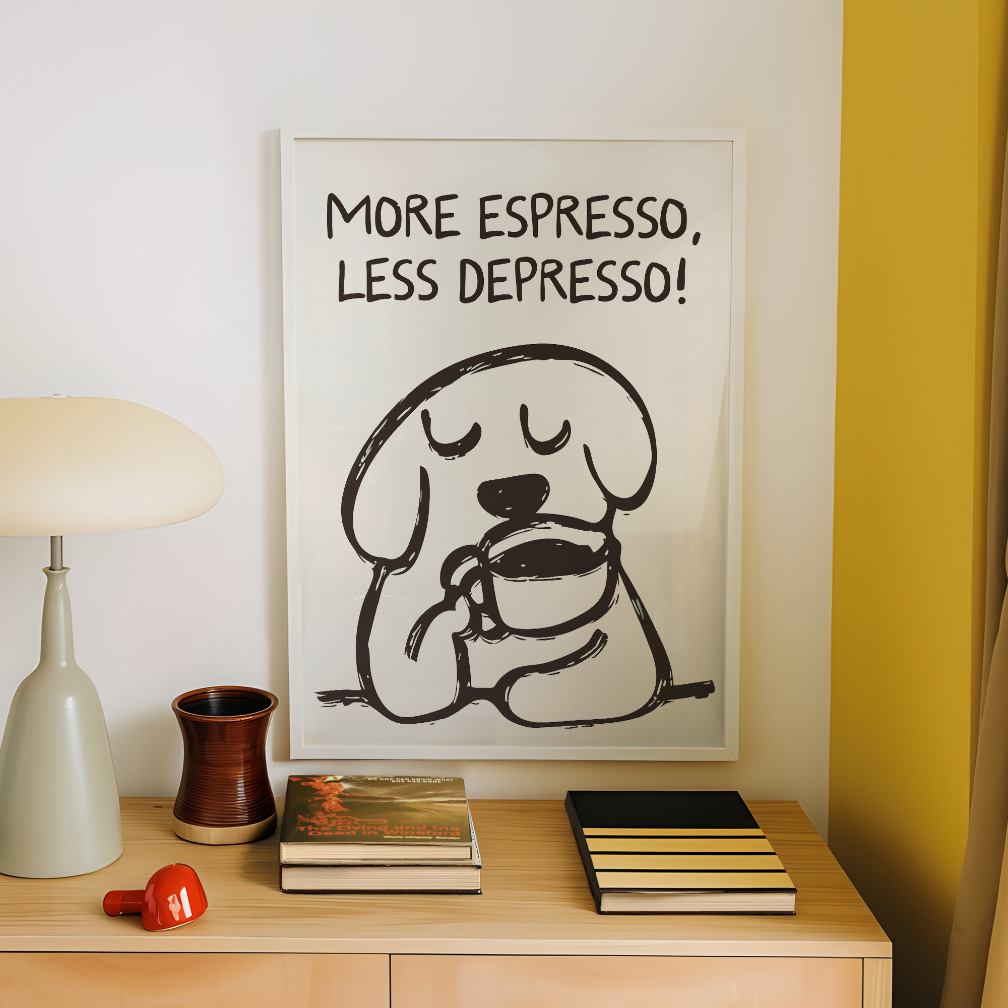 Retro More Espresso Less Depre – обзор и цена Interior Design Room