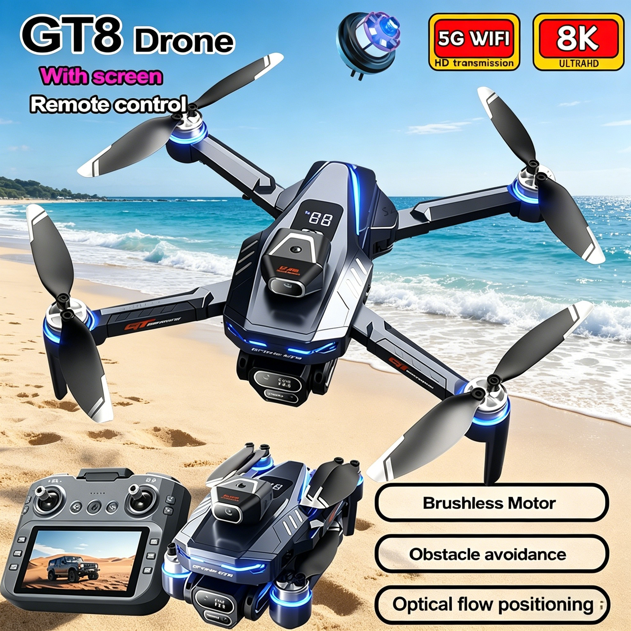 New Drone GT8 8K Professional  – обзор и цена Interior Design Game